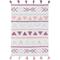 Tappeto lavabile per bambini rosa 80x120
