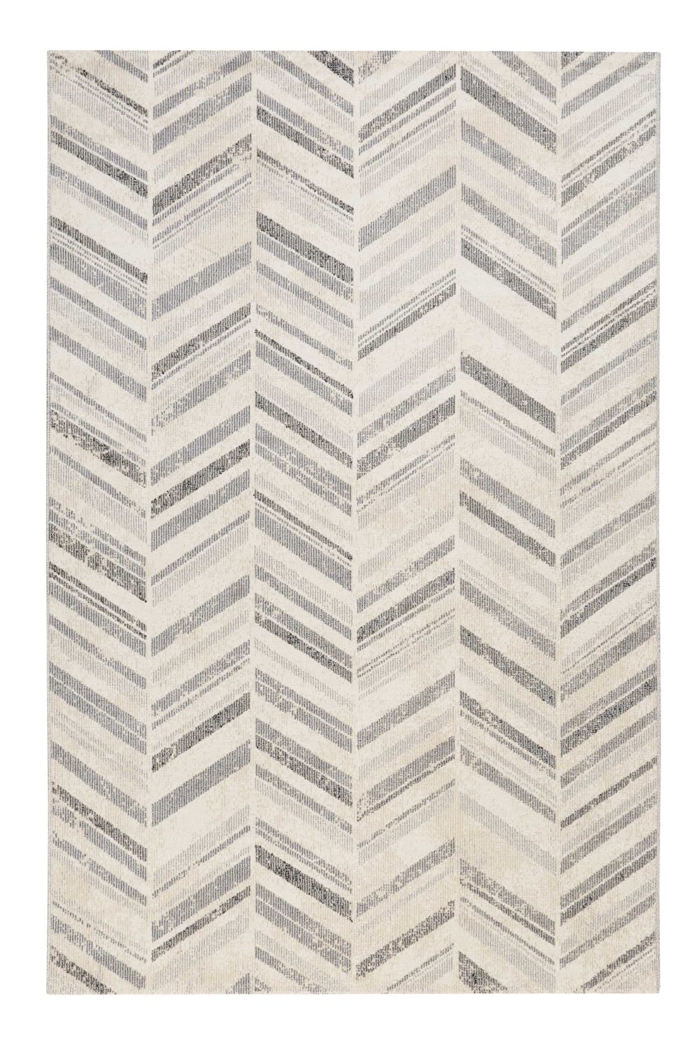 Tappeto da esterno tessuto fantasia a rombi vintage grigio 160x230