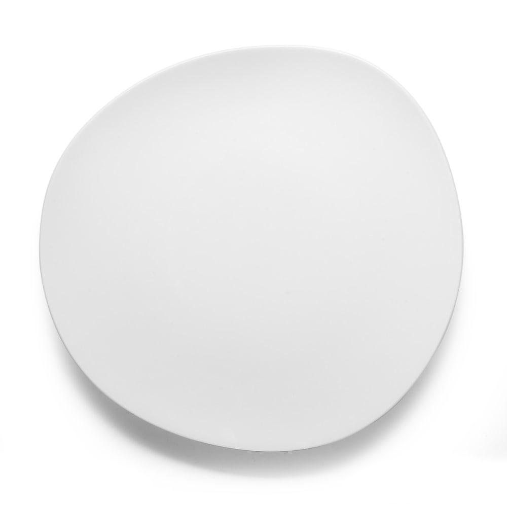 Piatto da portata (x6) in porcellana bianco