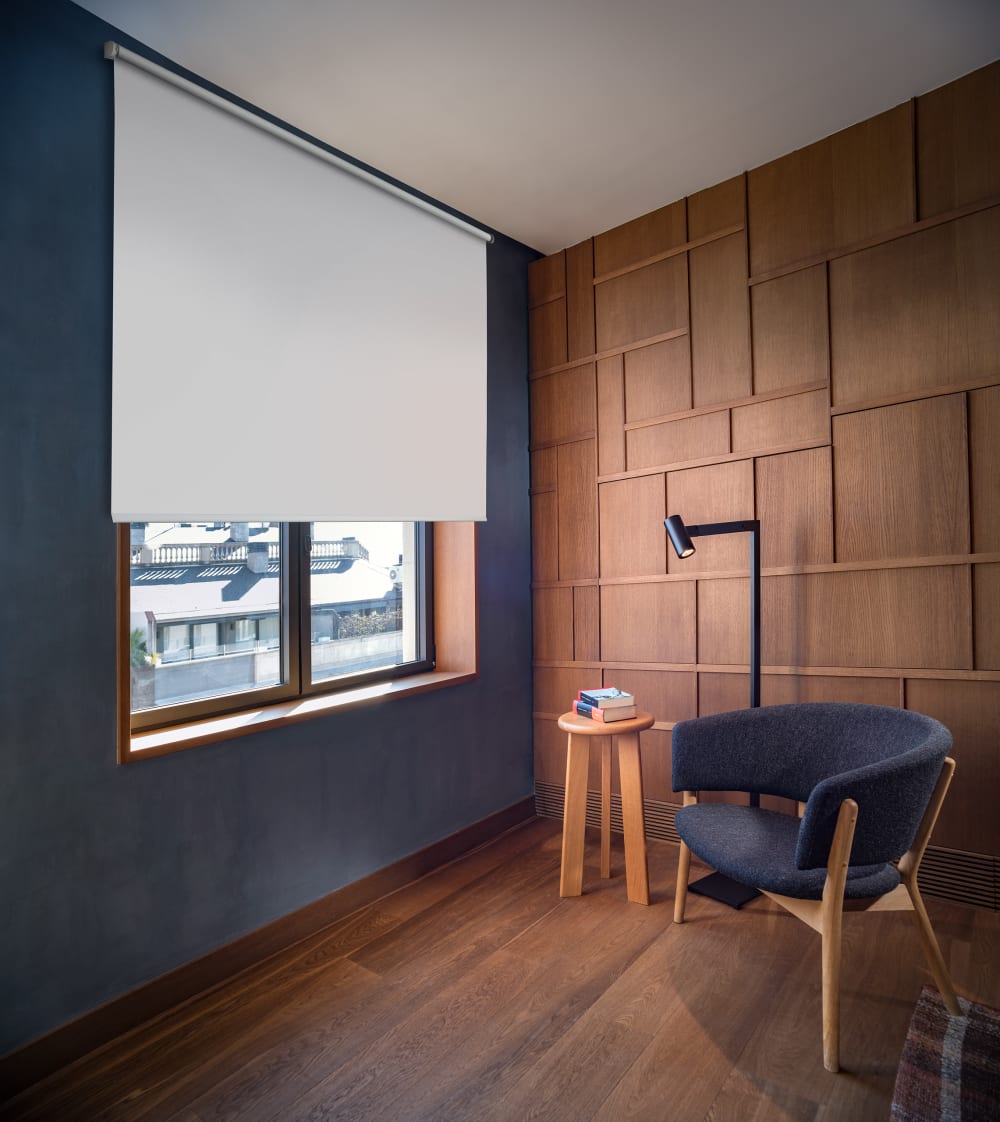 Tenda a rullo oscurante opaca bianco 100x190 cm