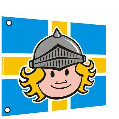 Fahne 55 cm für Spieltürme: Symbol für unerschrockene Entdecker, aus wetterfestem Stoff, Extrem Image