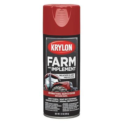 KRYLON K01933008 Spray Paint, International Harvester Red, High Gloss, Solvent,