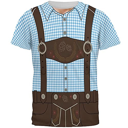 Oktoberfestbier T-Shirt-Ärmel Lederhosen Grafik Für Paar Herren Damen Erwachsene Oktoberfestbier 3D-Druck Urlaub Party