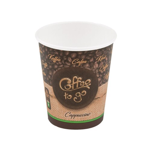 1000 Kaffeebecher Coffee to go Becher "Latte Macchiato" M 200 ml glatt Image