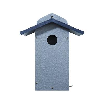 Birds Choice Bluebird House, Gray & Blue, Medium