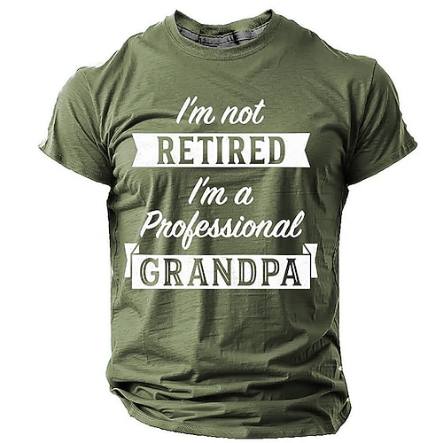 Homme Citations Proverbes T-shirt Manche Courte T-shirt Impression 3D Col ras du cou Chemise Mode Athleisure Rue Sport en Plein Air Bleu Vert Gris Été Printemps Vêtement Tenue S M L XL XXL XXXL