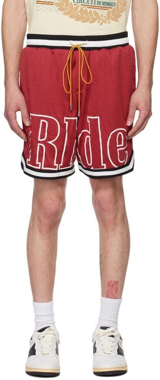 Red Court Shorts - Red - Rhude Shorts