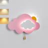 LED Wall Light Indoor Kids 7W Cloud Wall Lamp Kids Room With Pull Switch Children Dimmable Bedside Lamp For Girls Boy Bedroom Decoration Acrylic Night Light Kids Room LampWhite