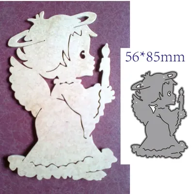 Metal Cutting Dies Cut Mold Angel baby Decoration Scrapbook Paper Craft Knife Mould Blade Punch