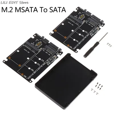 2.5 Inch SATA 60Gbps To M2 NGFF SATA SSD MSATA SSD Adapter MSATA To SATA M.2 NGFF To SATA Hard Disk