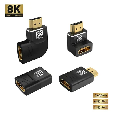 HDMI-compatible 90 degree right-angle adapter HDMI 270 degree HDMI male to female HDMI elbow