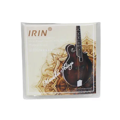 8pcs Mandolin Strings Set Plated Steel Silver-Plated Copper Alloy Wound E/A/D/G Mandolin Parts