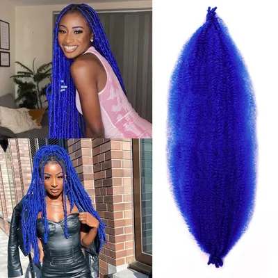 Kinky Curly Marley Braiding Water Wave Twist Crochet Air Bulk Extensions Faux Locs Braid Fibre