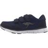 Sneaker KANGAROOS "K-BlueRun 701 B", Gr. 36, blau (navy), Textil, sportlich, Schuhe, mit Klettverschluss