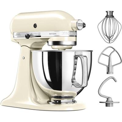 KITCHENAID Küchenmaschine "5KSM125EER", beige (creme), B:37cm H:36cm, Küchenmaschinen
