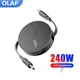 Cavo da USB C a USB C PD da 240 W per iPhone 15 Pro Max Cavo dati di ricarica rapida PD Cavo di