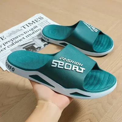 Summer Fashion Slippers For Men Sport Outdoor Sandals Bathroom Non-skid Indoor And Home Sandals For