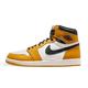 NIKE Air Jordan 1 Retro High OG Men's Trainers Yellow Ochre/Black/Sail UK 9 (EU 44)