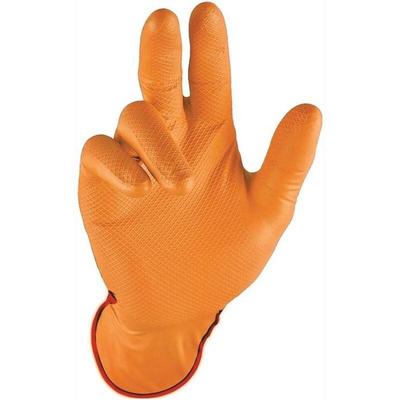 50x Stronghand Einweghandschuh Grip orange en 388 en 374 psa iii Gr. 8 - 0424-7-8