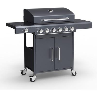 Mr Tuzza - Edelstahl bbq Gasgrill 6+1 Brenner Creola De