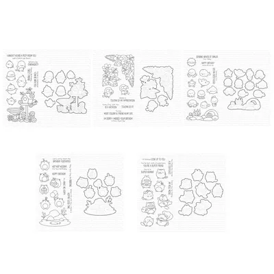 2024 New Super Human Ocean-Sized Hugs Tropical Toucans Cutting Dies Clear Stamps Scrapbooking For