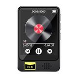 LMEEOR Player Clearance Mp4/Mp3 Music Player with Bluetooth Novel Reader with Speakers Play and Listen Outdoors Student Portable Listening Handheld Audio Touchscreen Mp3 Mp3 Players Black