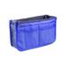 UHGEAX Handheld Double Zipper Cosmetic Bag Multifunctional Toiletries Storage Bag Bag in Pocket Storage Bag Travel Storage Bag Bathroom Storage Bag Clear Bag Make up Bag Travel Makeup Bag Cosmetic Bag