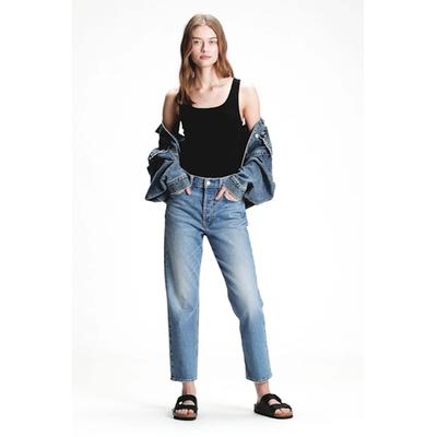 Gap Womens Black Ribbed Scoop Neck Vest - Black