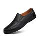 XCVFBVG Mens Leather Shoes Men's Official Leather Shoes, Breathable, Large -Sized Men's Shoes Soft Soles Men's Casual Shoes(Color:Schwarz,Size:11)