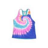 Lands' End Swimsuit Cover Up: Blue Tie-dye Sporting & Activewear - Kids Girl's Size 12