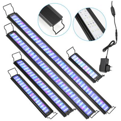 Swanew - 28W led Aquarium mit timer Salzwasserfische Dekoration RGB,64-90cm