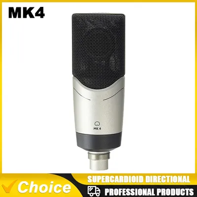 Professional MK4 True Condenser Studio Vocal Recording Large Diaphragm Microphone MK4 Wired