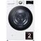 LG - F0P3020TSWC Lavatrice capacità xl 20kg ai dd Serie P3 Classe b 1000 giri TurboWash 360 Vapore