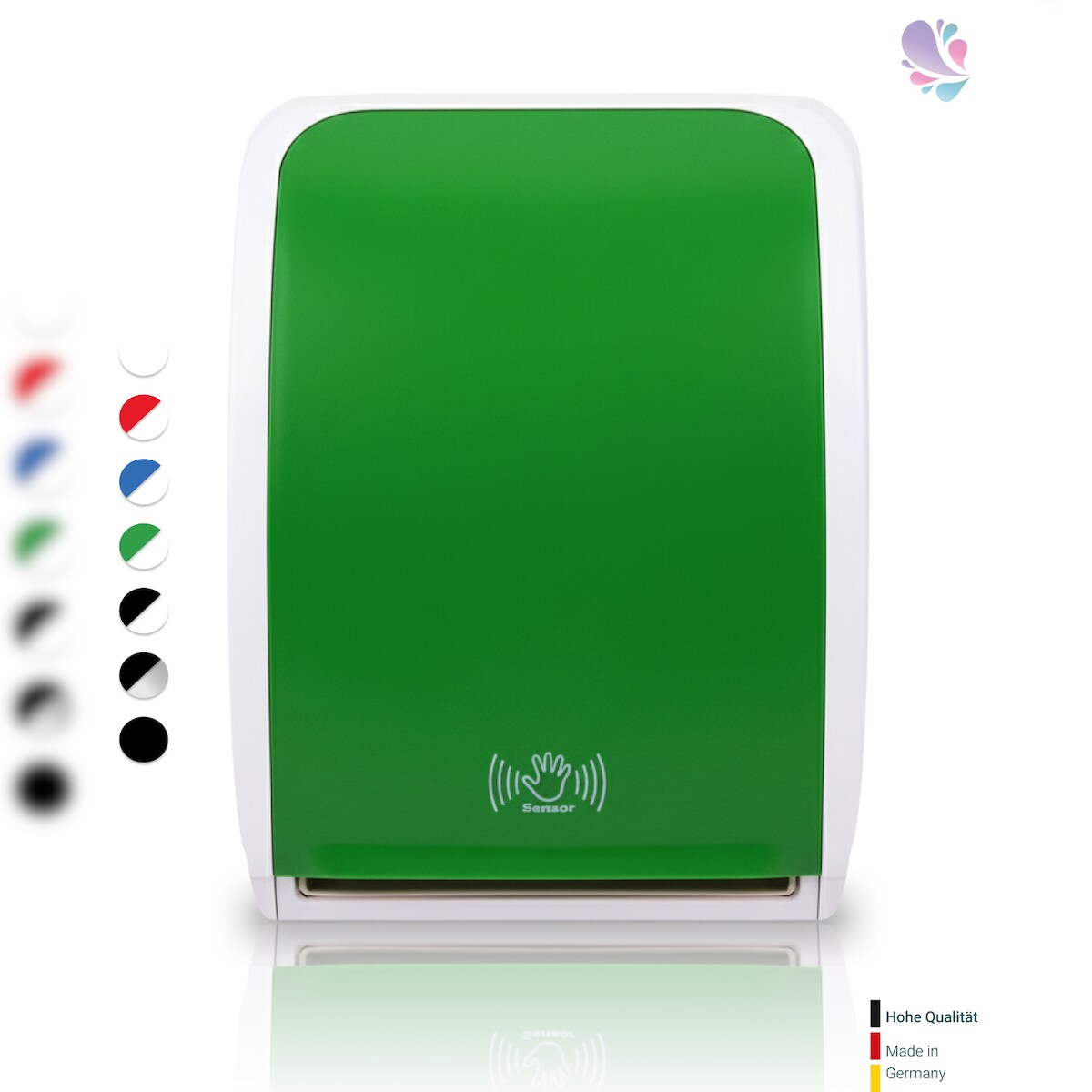 Blanc HYGIENIC Handtuchspender SENSOR, berührungslos, Blattlängenregulator & weitere Innovationen, Blanc Cosmos Image