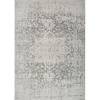 Vintage Orientalischer Teppich Elfenbein/Grau 160x220