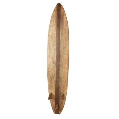 Wanddeko Surfbrett aus Mangoholz 38x180