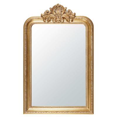 Spiegel mit goldfarbenen Zierleisten 77x120
