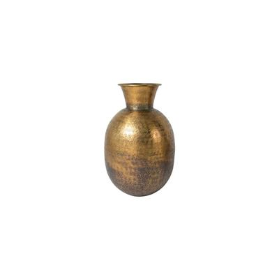 Vase aus Messing H38, gold