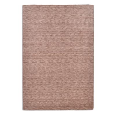 Handgewebter Teppich aus reiner Schurwolle - Beige - 170x240 cm
