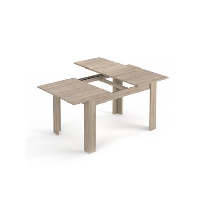 Ausziehbarer Tisch Holzeffekt eiche 49x90 cm