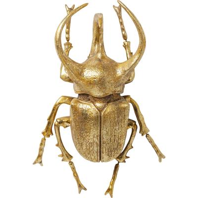 Wanddekoration Käfer in gold