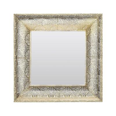 Wandspiegel Metall gold 60x60