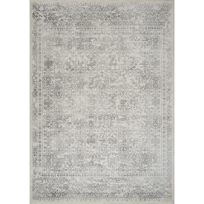 Vintage Orientalischer Teppich Elfenbein/Grau 140x200