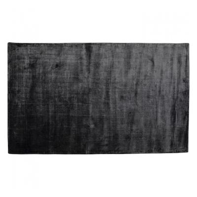 Teppich aus Baumwolle in Schwarz