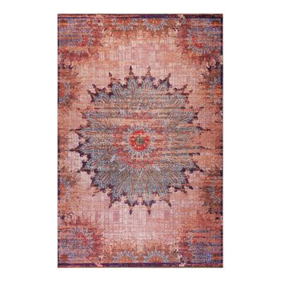 Flacher Teppich, Vintage, orientalisches Muster, multicolor 110x170