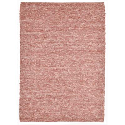 Handgewebter Teppich aus reiner Schurwolle - Rot 140x200 cm