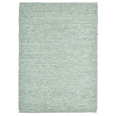 Handgewebter Teppich aus reiner Schurwolle - Grün 190x290 cm