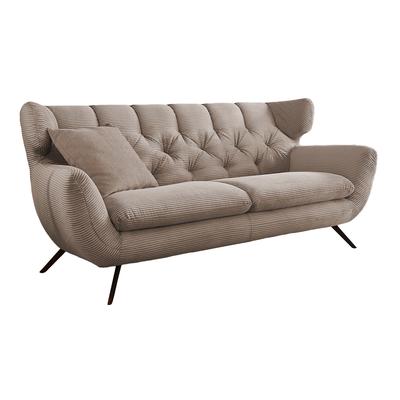 3-Sitzer Sofa aus Cord, taupe