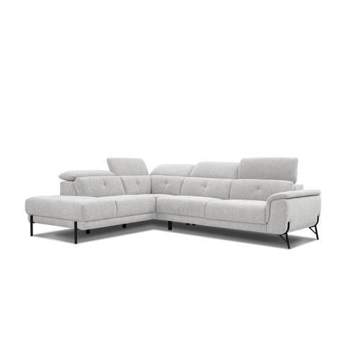 5-Sitzer Ecksofa in Stoff, hellbeige