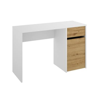Schreibtisch Holzeffekt weiße, geknotete eiche 120x50 cm